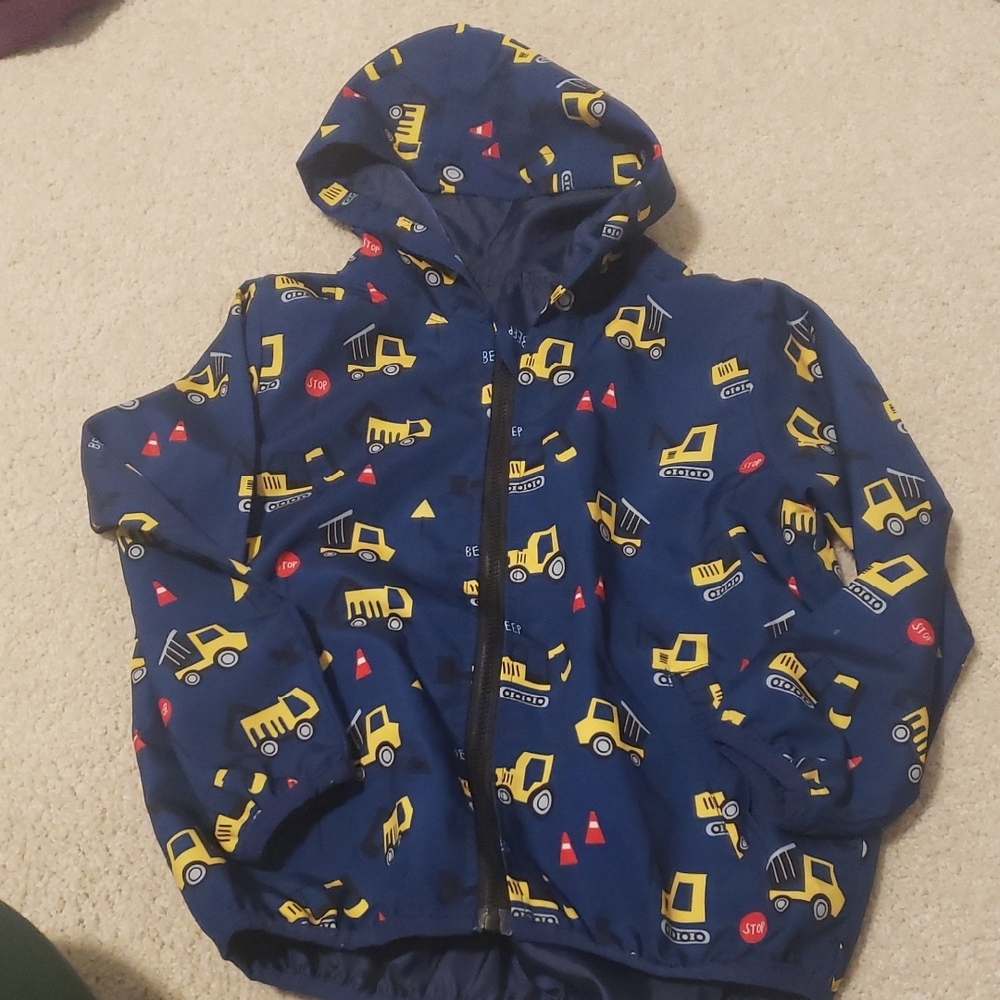 Construction Windbreaker Jacket